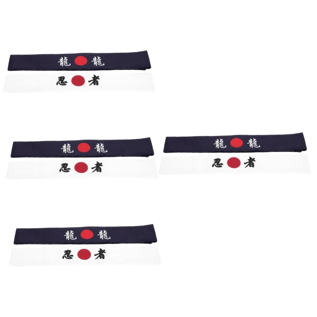 YARNOW8 Pcs Bushido Hood Hachimaki Headband Kendo Headband Samurai Headband Karate Training Headband Exercise Headband Karate Supply Japanese-style Fitness Cooking Utensils Cloth