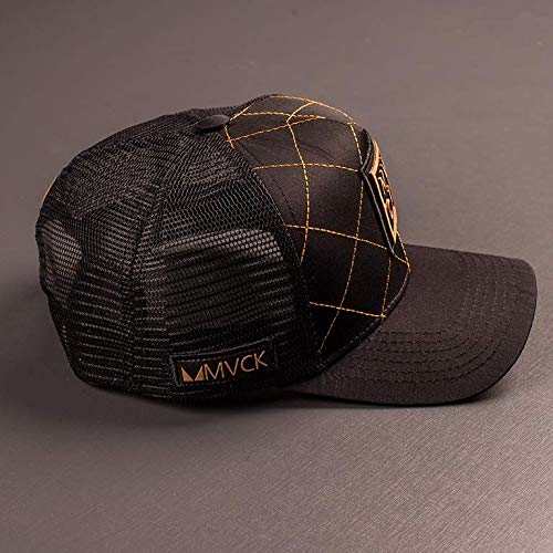 Boné Trucker Mvck Madrid Line Preto Aba Curva