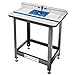 Rockler High Pressure Laminate Router Table Top – Router Table Tops w/ 10-Point Plate Leveling - Smooth, Low Friction Routing Table Top Accessories - MDF Core Woodworking Workshop Tools