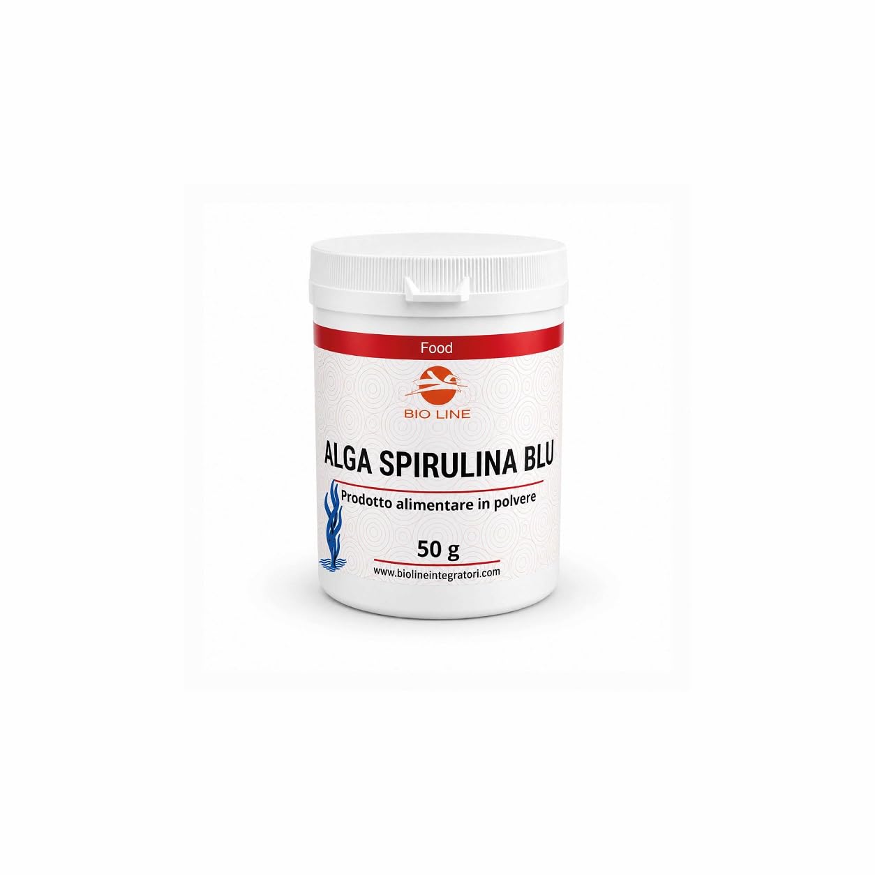 Laboratori Bio Line - Spirulina Blu 50gr, Alga Spirulina Polvere Alimento in Polvere Costituito dall’Essiccamento e Polverizzazione dell’Alga, Colorante Alimentare Blu Naturale