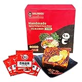 BAILINHOU Chinese hot pot soup base 17.63 oz (500g), Sichuan hotpot broth sauce spicy Seasoning from szechuan, China