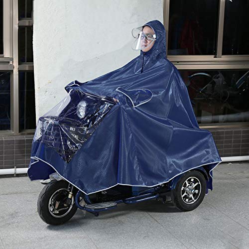 Chubasquero impermeable para montar, poncho de lluvia para scooter eléctrico, impermeable, capa de lluvia grande, scooter de movilidad, impermeable para motocicleta, poncho, ropa impermeable, protecc