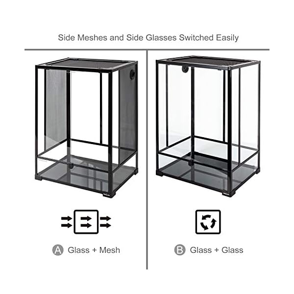 REPTI-ZOO-24-x-18-x-36-Reptile-Tall-Glass-Terrarium-Rainforest-Habitat-Double-Hinge-Door-with-Screen-Ventilation-67-Gallon-Reptile-Terrarium-Easy-Assembly REPTI-ZOO-24-x-18-x-36-Reptile-Tall-Glass-Terrarium-Rainforest-Habitat-Double-Hinge-Door-with-Screen-Ventilation-67-Gallon-Reptile-Terrarium-Easy-Assembly