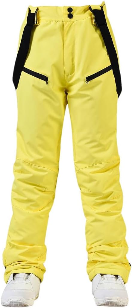 Ski Pants Men Women Winter Outdoor Sports Warm Windproof Snowboard Pants Color Ski Snow Pants