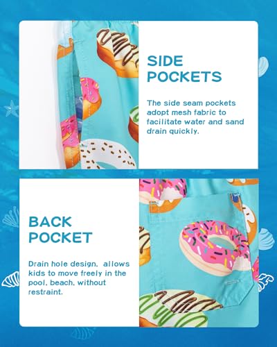 Image of SURF CUZ Boys Swim Trunks Toddler Swim Shorts UPF 50+ Bathing Suit for Boy Swimsuit Quick Dry Mesh Beach Boardshorts Swimwear