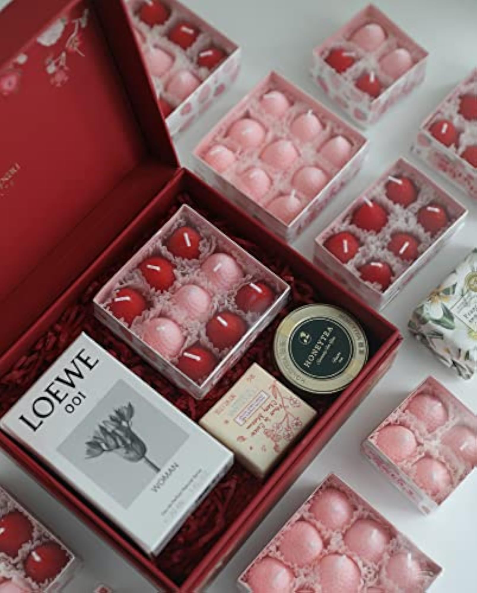 Strawberry Shaped Scented Candle, 4PACK 75G