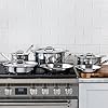 All-Clad D3 Stainless Steel 10 Piece Cookware Set- Made in USA- Includes Frying Pans, Saucepan, Soup Pot, Sautépan, Stockpot - Professional Grade -Oven Safe & Induction Compatible #1