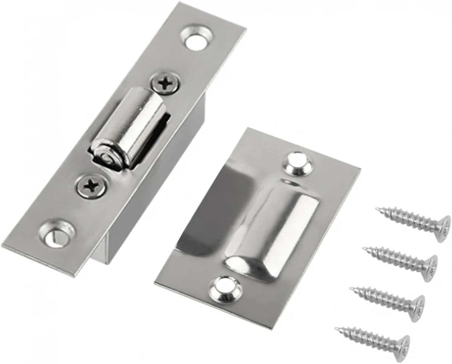 Roller Catch Door Lock Accessories Easy Installation Heavy Duty Invisible Positioning Bead 1Pcs