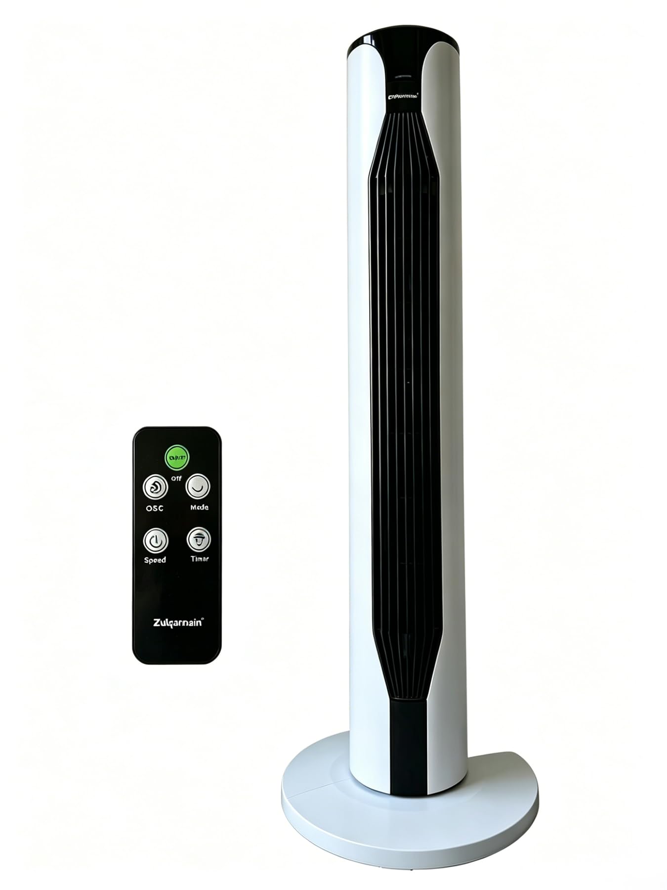 A2Z 36 Inch Tower Fan With Remote Control Oscillation Function 3 Speed Settings 12 Hour Timer Touch Panel Quiet Cooling Fan For Home Bedroom Office UK Plug 55W