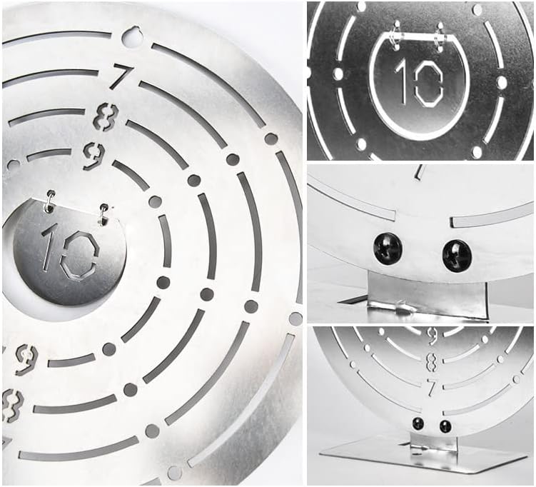 Outdoor BB Gun Airsoft Paintball Metal Steel Tactical Shooting Training Target