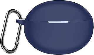 ANKHGIFTSHOP PREMIUM Silicone Protective Case with Keychain for Huawei Freebuds 6i 2024, Freebuds 5i 2022 (BLUE)