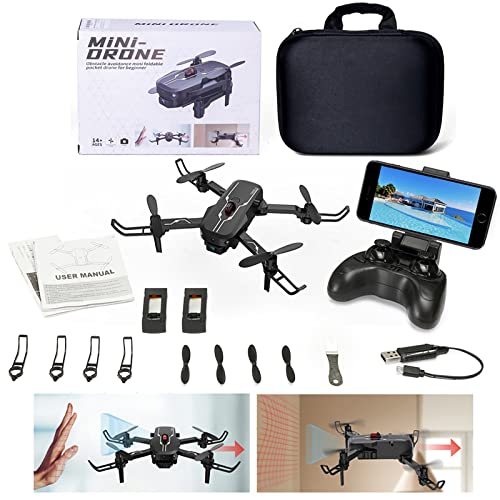 Yasola Mini Rc Drone For Kids With 1080P Fpv Camera,Obstacle Avoidance,Remote Control Toys Gifts For Boys Girls Beginners, Headless Mode, One Key Start Speed Adjustment, 3D Flips 2 Batteries #TOP27