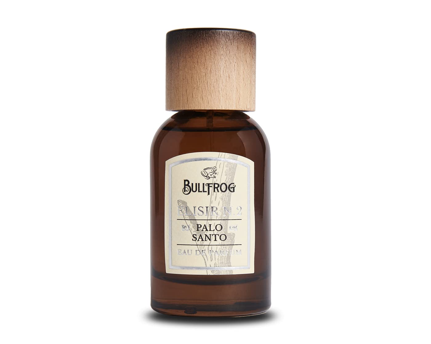 Bullfrog - Eau De Parfum Elisir N.2 Palo Santo, Fragranza Legnosa, Fumée e Incensata, Note di Bergamotto, Violetta e Gelsomino, 100 ml