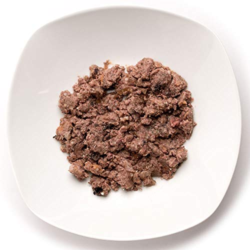 Wildes Land - Nassfutter für Hunde - Nr. 5 Rind - 12 x 400 g - mit Süßkartoffeln, Heidelbeeren, Wildkräutern & Distelöl - Glutenfrei - Extra viel Fleisch - Beste Akzeptanz und Verträglichkeit