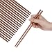 Wooden Chopsticks, Donxote 9.84 Inch Reusable Chinese Chopsticks Set of 10 Pairs