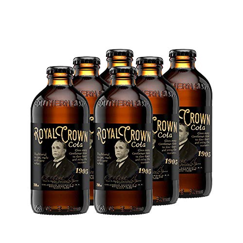 Royal Crown Cola Classic, mit echtem Rohrzucker (6 x 250ml) altes RC Cola Rezept von 1905