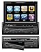 Power Acoustik PTID-8940NR Motorized Flip-Up Screen AM/FM DVD Receiver with New Graphics