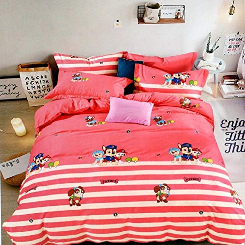 HomeStore-YEP Cartoon Print Bedsheet for Kids Double Bed Boys/Girls (Multicolour, 90 x 100 Inch) - Puppies Cartoon-picture-10