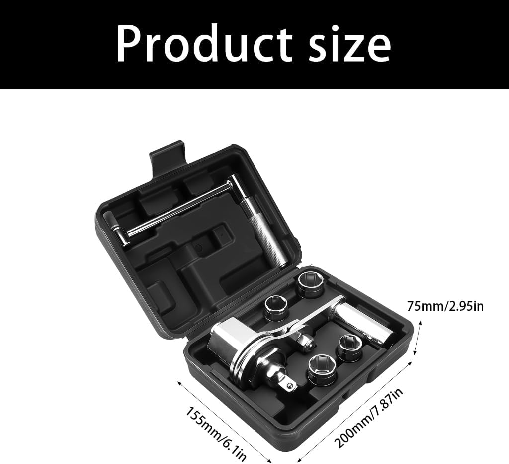 Heavy Duty Torque Multiplier Wrench Set 1:16 Labor Saving Lugs Nut Removers