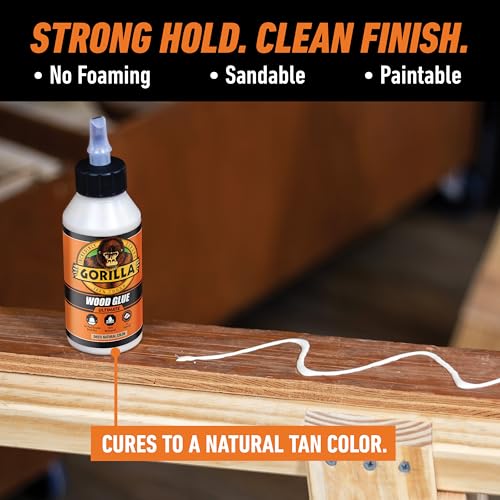 Gorilla Ultimate Waterproof Wood Glue, Natural Color, 8 oz by GORILLA - Image 4