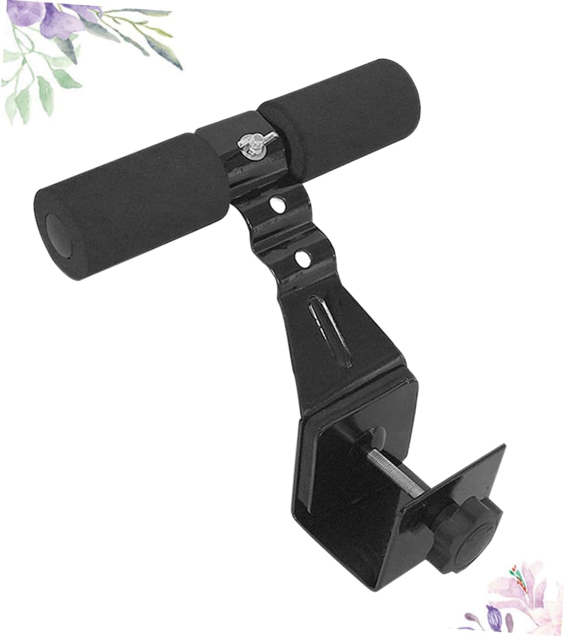 Portable Sit- for Home Fitness Abdominal Exerciser Durable Construction for Muscle Toning and Fat Loss Suitable for All Fitness Levels Black