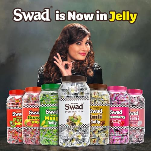 Image of Jelly Candy, Soft & Chewy Assorted Sweets, 640g Jar (Strawberry)