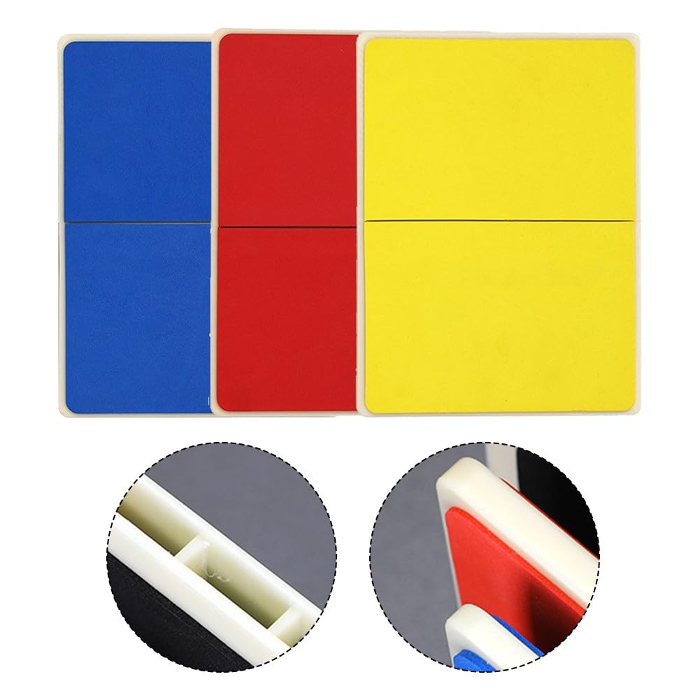 Planches de taekwondo incassables en ABS EVA lot de 3 pour entraînement karaté kickboxing bords arrondis rouge bleu jaune