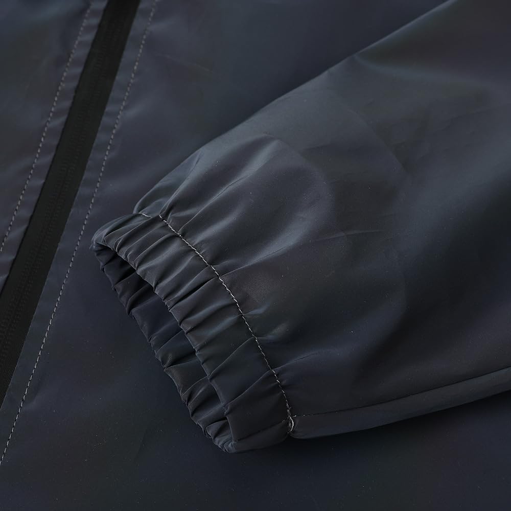 LZLRUN Rainbow Reflective Coat Fashion Hooded Windbreaker Rave Jacket for Men and Women - Image 7