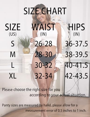 Image of Seamless Underwear for Women, No Show Stretch Bikini Panties, Silk Crotch, Invisible Hipster, 6-Pack