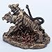 Veronese Design 3 1/2 Inch Cerberus The Three Headed Hound of Hades Hand Painted Resin Figurine