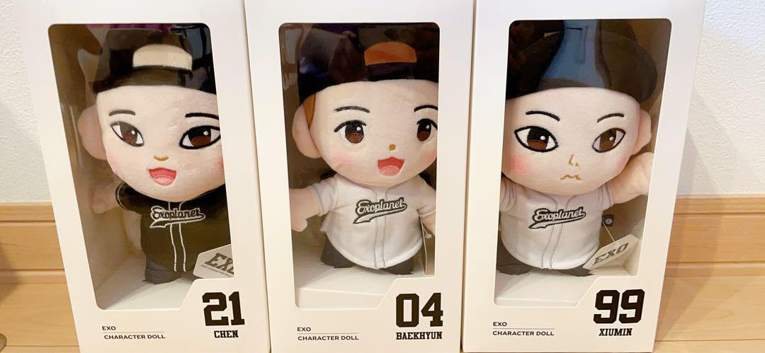 Amazon.co.jp: EXO 人形 公式 シウミン ベクヒョン チェン ホビー 