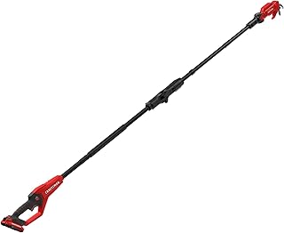 CRAFTSMAN V20 8 FT Cordless Pole Saw, 2 Ah Battery and Charger Included, Tree Pruner, Pivoting Head, Rust Resistant Alloy Steel Blades (CMCPPR320D1)