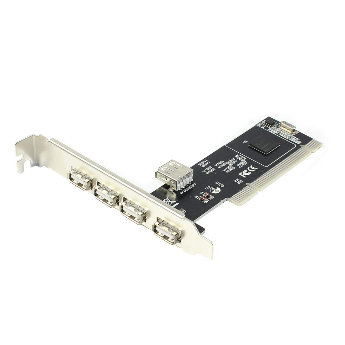 JMT USB 2.0 4 Ports 480 Mbps High Speed HUB PCI Controller Card Adapter PCI to USB2.0 for Desktop PC Computer Dropship Wholesale