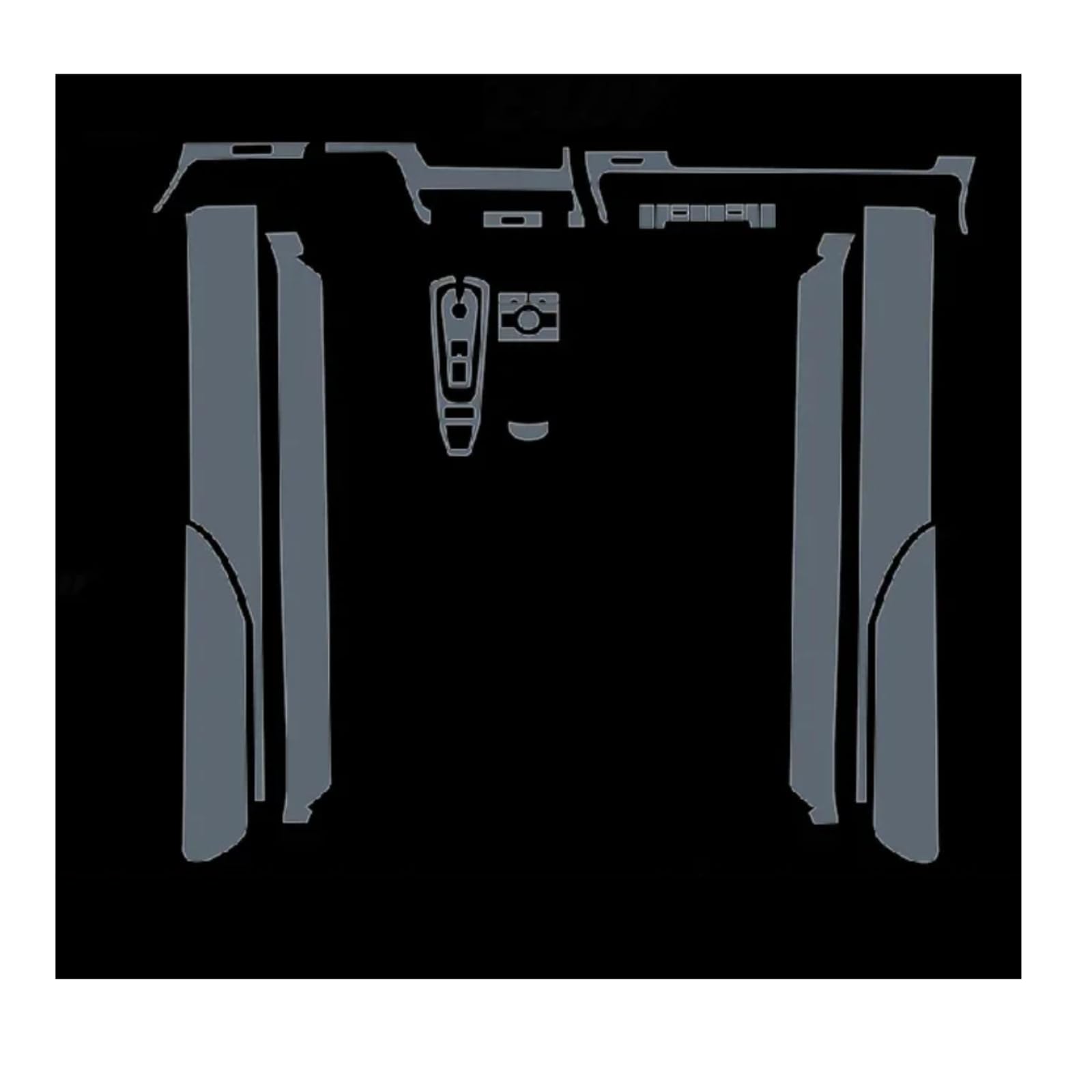 Film anti-rayures Lexus LC 500 console centrale sans micro-rayures