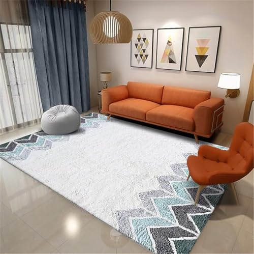 Tapis table basse doux lavable en machine pour simplifier le nettoyage - 2