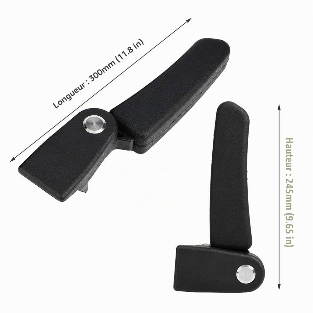 Moto Boîte Accoudoirs - moto passager arrière pliant Top Case arrière Boîte siège Accoudoirs Compatible avec B-M-VV Yamaha