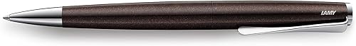 Miniatura 2 de Lamy Studio 269 - Bolígrafo atemporal en color marrón oscuro, hecho de acero inoxidable y con forma de hélice, ancho M, paquete de 1 unidad (paquete