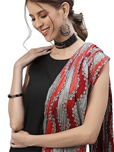 Image of Stylum Women's Solid Cotton Blend Straight Kurta Pant Dupatta Set