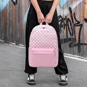 Octskykidsbackpackforgirlsteenselementarymiddleschoolbookbagschildsbacktoschoolbagwithlunchboxpinkwhiteonesize Urban Country Home Decor Octsky kids backpack for girls teens elementary middle school bookbags childs back to school bag with lunch box pinkwhite one size urban country home decor