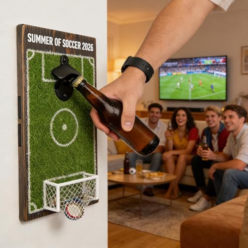 Ouvre-bouteille terrain de football pour éliminer les capsules au sol en cuisine - 4