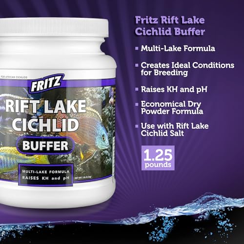 Image of Fritz Aquatics Rift Lake Cichlid Buffer Multi-Lake Formula Raises KH & pH (1.5-Pound)