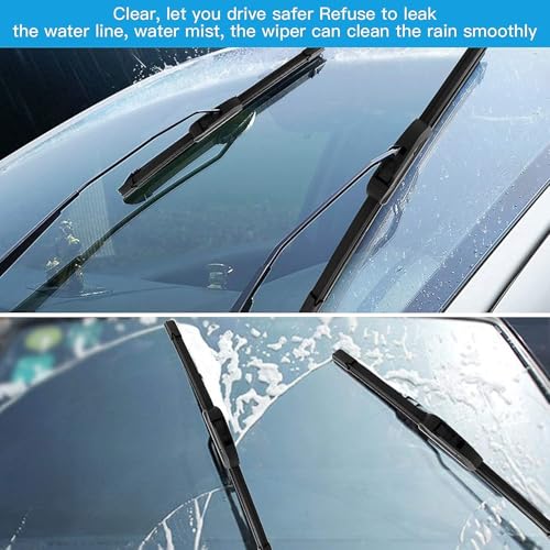 Image of Auto Hub Car Wiper Blade Compatible with KIA Seltos (Model : 2026-Till Date) Windshield - Set of 2Pc (D-24,P-20)