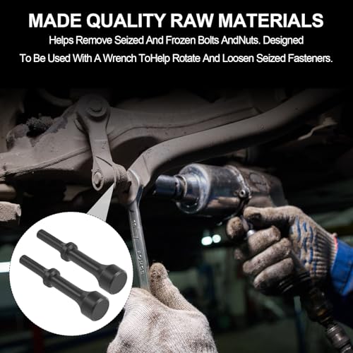 31982 Pneumatic Hammer 4-Inch Smoothing Air Hammer Bits, Impact Tool Air Hammer Attachments Bits fit for Ingersoll Rand Series Air Hammer （2 pack） - Thumbnail 4