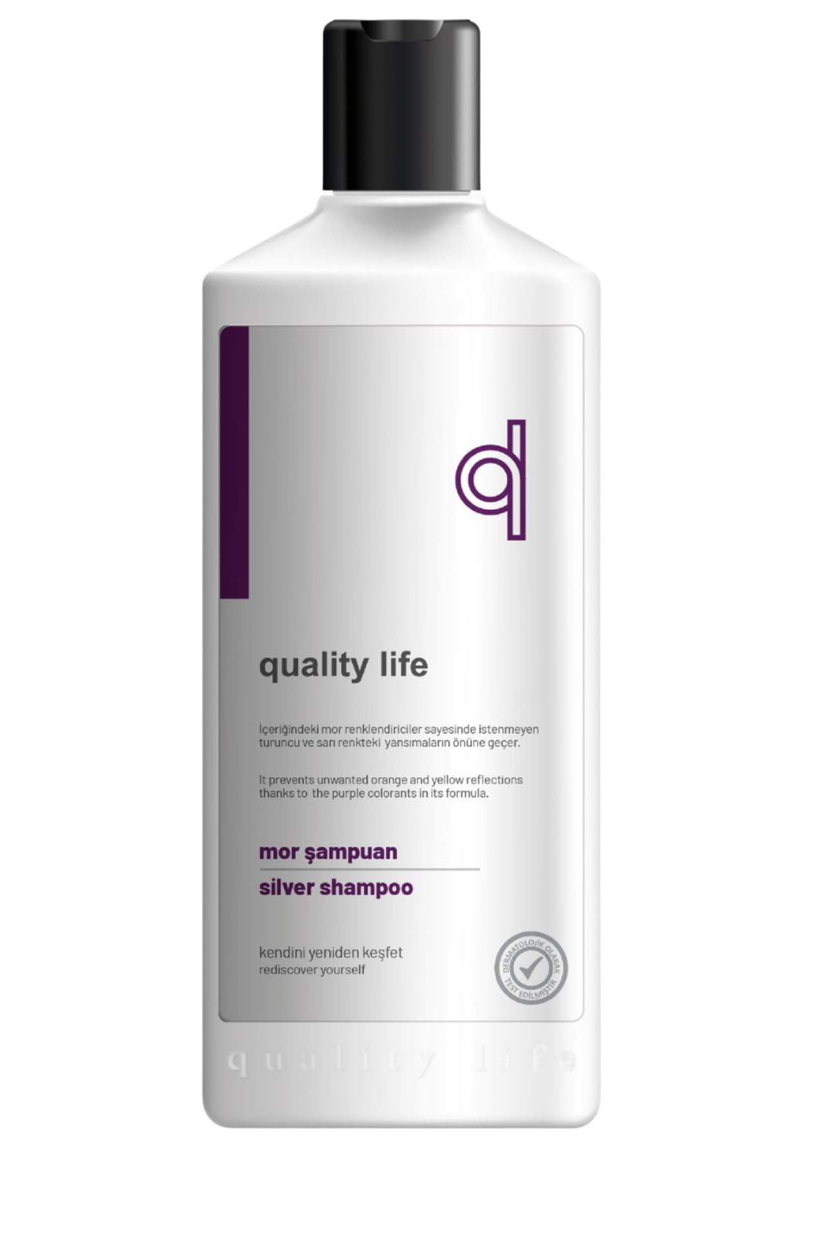 Quality Life QL Turunculaşma Karşıtı Mor Şampuan, Tuzsuz Parabensiz Sülfatsız 300 ML