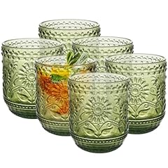 Green-Floral-6pcs-12oz