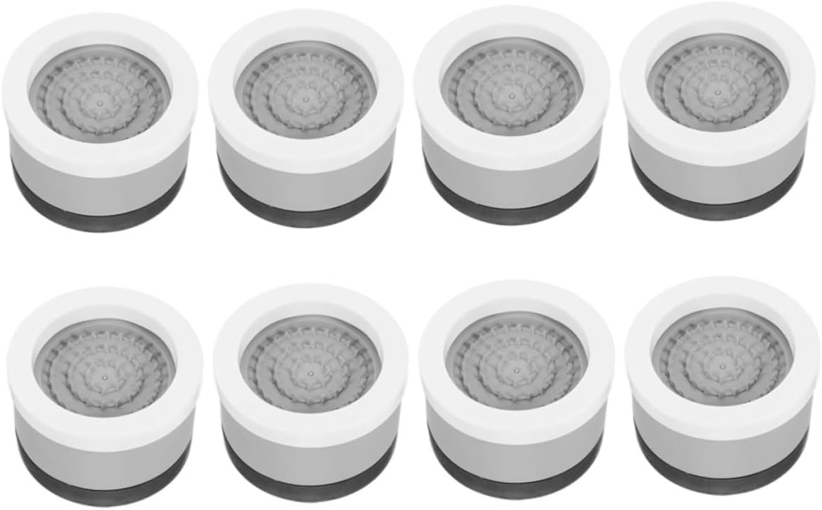 8pcs Furniture Leg Pads Heightening Feet Pads for Chairs Tables Sofas and Washing Machines Non-Slip Design for Floor Protection and Stability Gray Increases Height