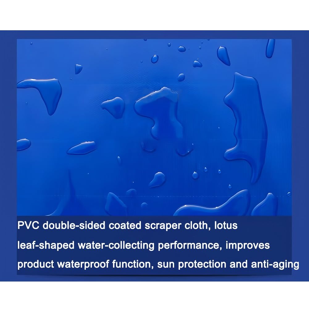 Stagno per pesci in tela di PVC con valvola di scarico, piscina pieghevole per acquario per allevamento di koi, irrigazione da giardino, stoccaggio dell'acqua, durevole caratteristica dell'acqua