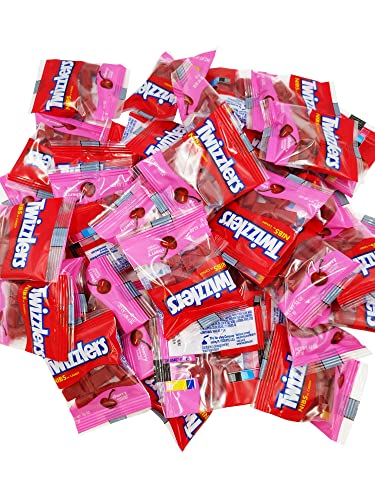 Twizzlers Nibs Licorice Candy, Cherry, 2 Lbs, Fun Size 0.8 Oz Chewy Candy In Bulk, Christmas, Easter, Kosher Sweets By Zeeskeit #TOP2