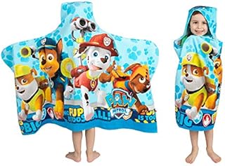 Franco Kids Bath and Beach Soft Cotton Terry Hooded Towel Wrap, 24