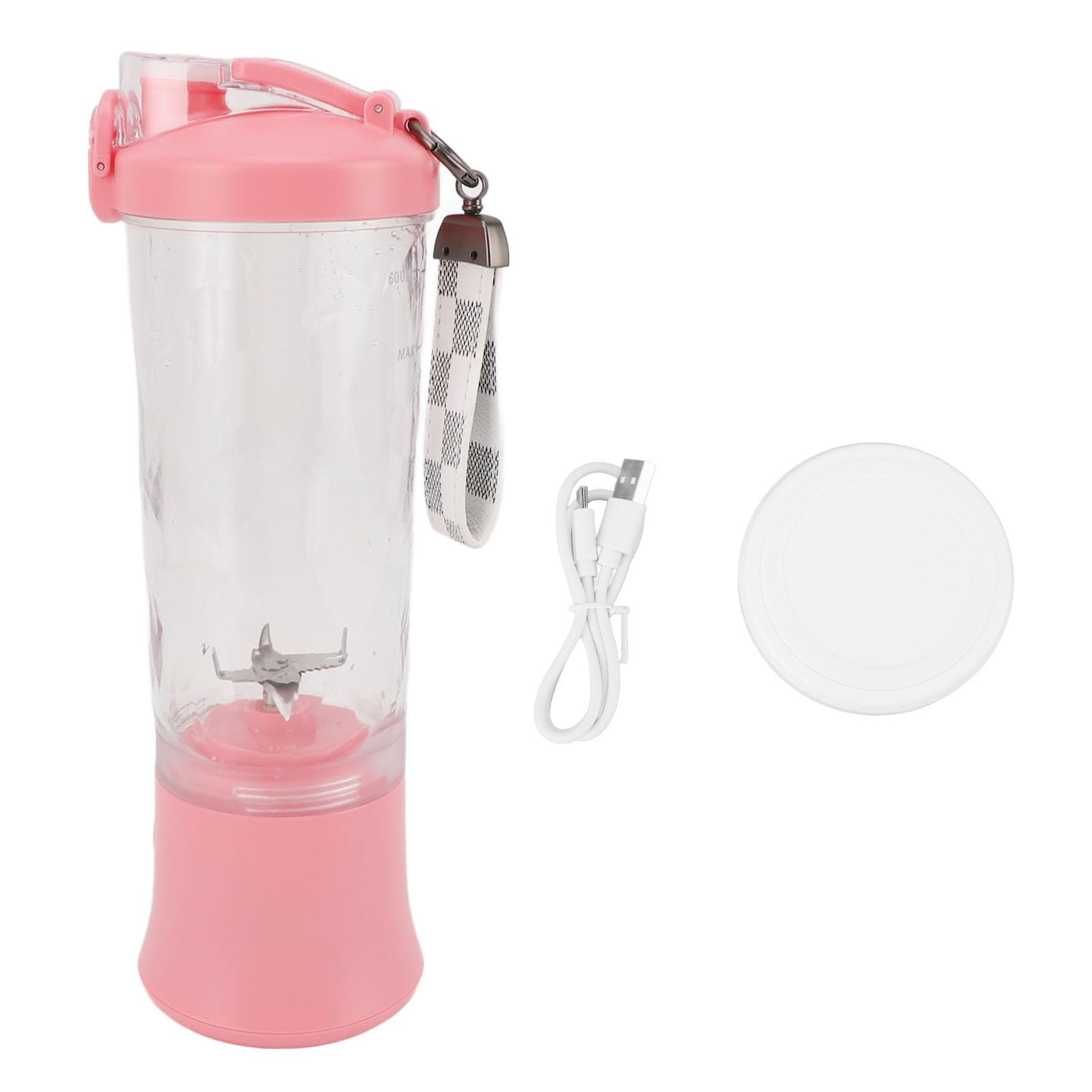 Przenośny Blender, 2 Tryby Bateria 4000 MAh Mini Blender 150 W Sokowirówka do Podróży (BROLEOih316tg5pa-12)
